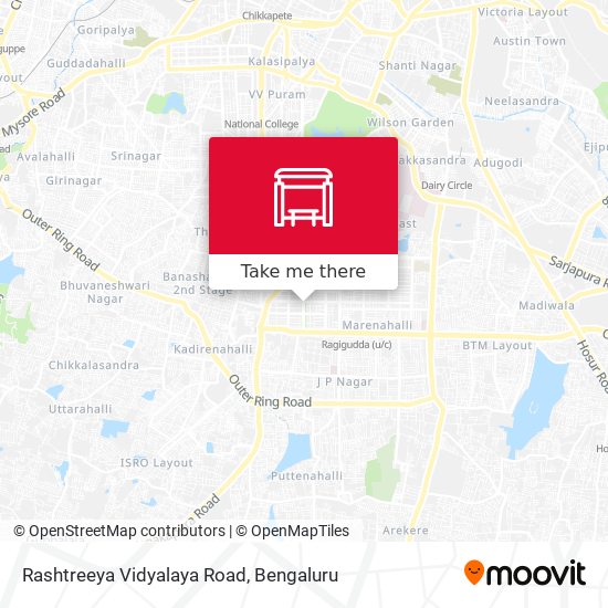 Rashtreeya Vidyalaya Road map