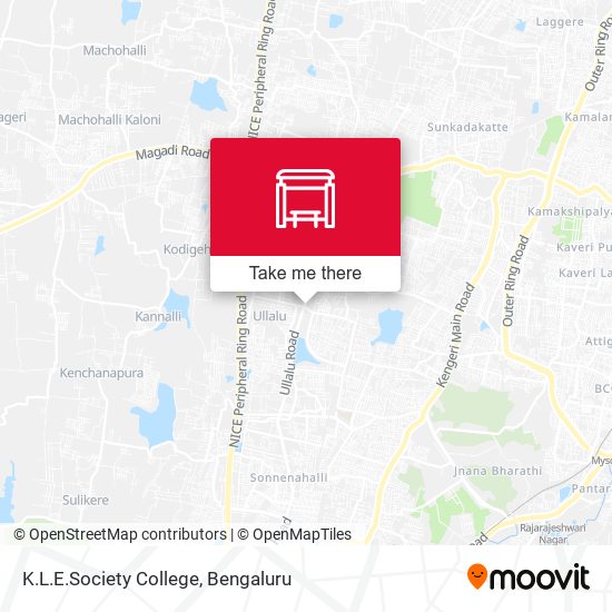 K.L.E.Society College map