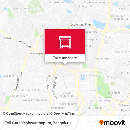 Toll Gate Yeshwanthapura map