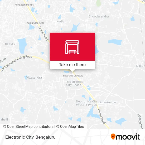 Electronic City map