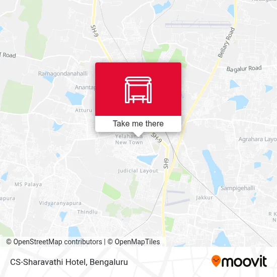 Cs-Sharavathi Hotel map