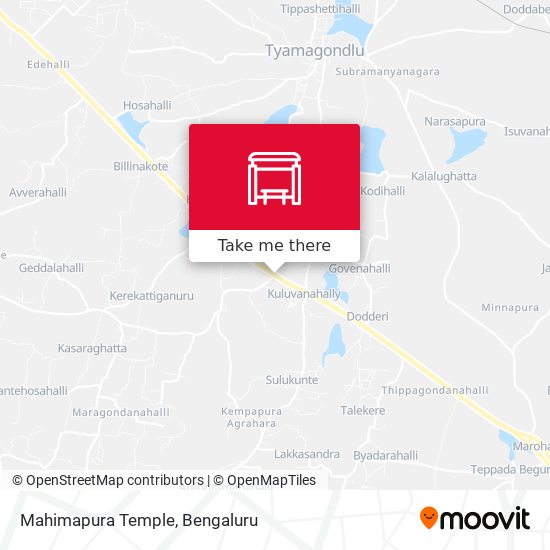 Mahimapura Temple map