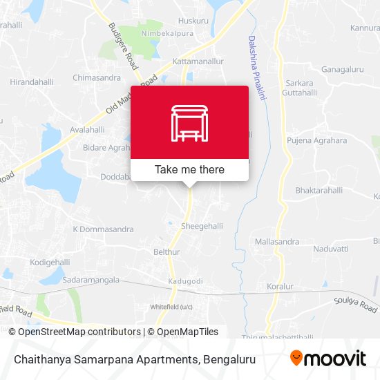 Chaithanya Samarpana Apartments map
