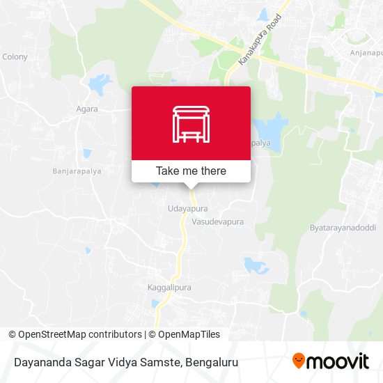 Dayananda Sagar Vidya Samste map