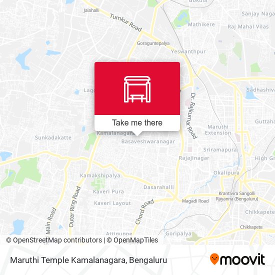 Maruthi Temple Kamalanagara map