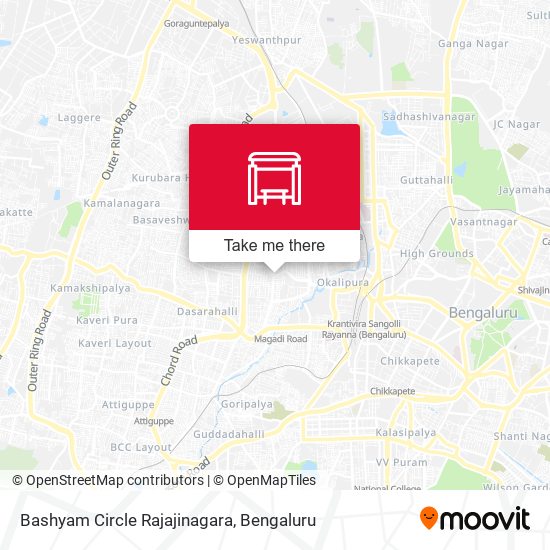 Bashyam Circle Rajajinagara map