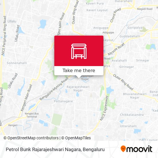 Petrol Bunk Rajarajeshwari Nagara map
