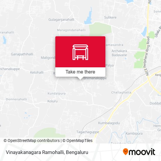 Vinayakanagara Ramohalli map