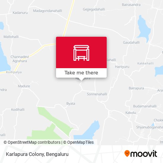 Karlapura Colony map