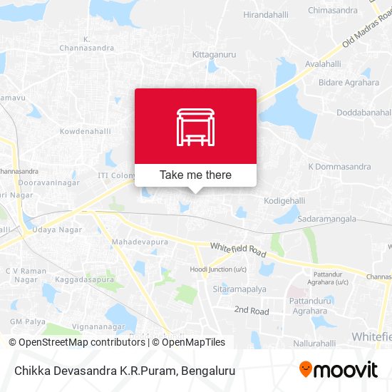 Chikka Devasandra K.R.Puram map