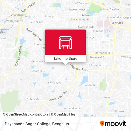 Dayananda Sagar College map
