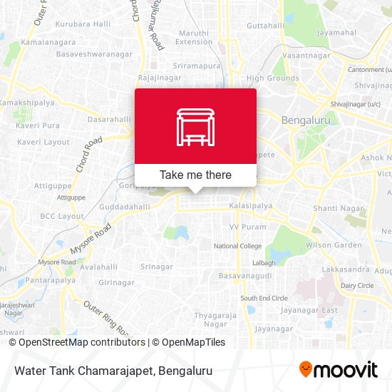 Water Tank Chamarajapet map