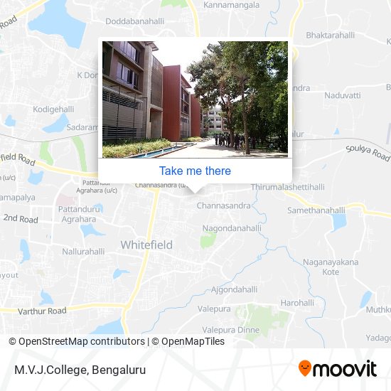 M.V.J.College map