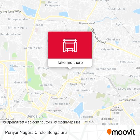 Periyar Nagara Circle map