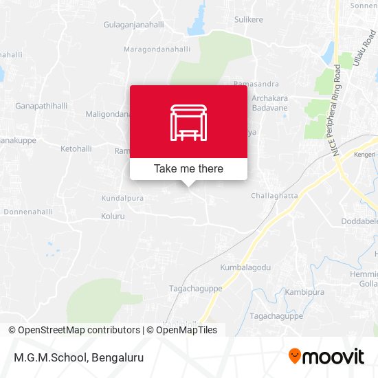 M.G.M.School map