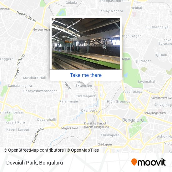 Devaiah Park map