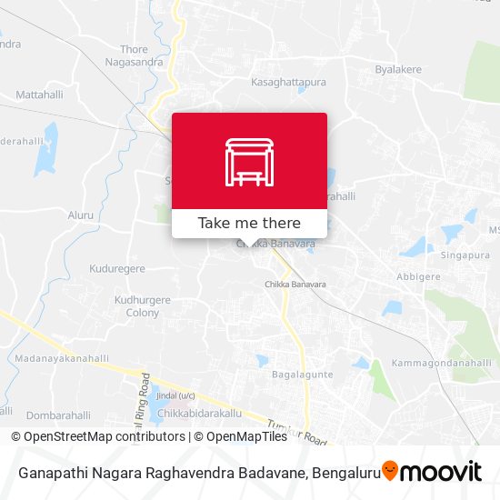 Ganapathi Nagara Raghavendra Badavane map