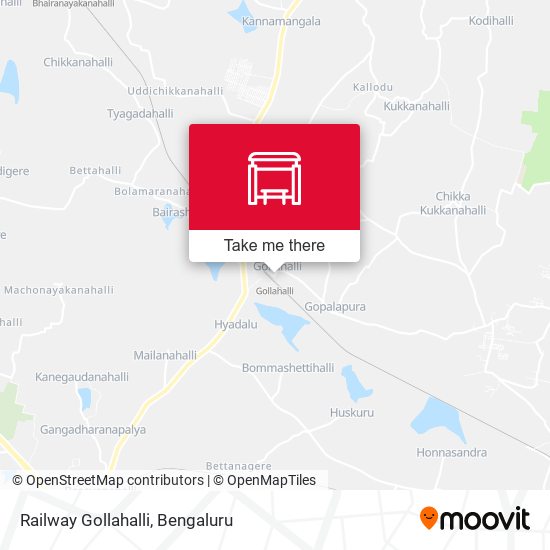 Railway Gollahalli map