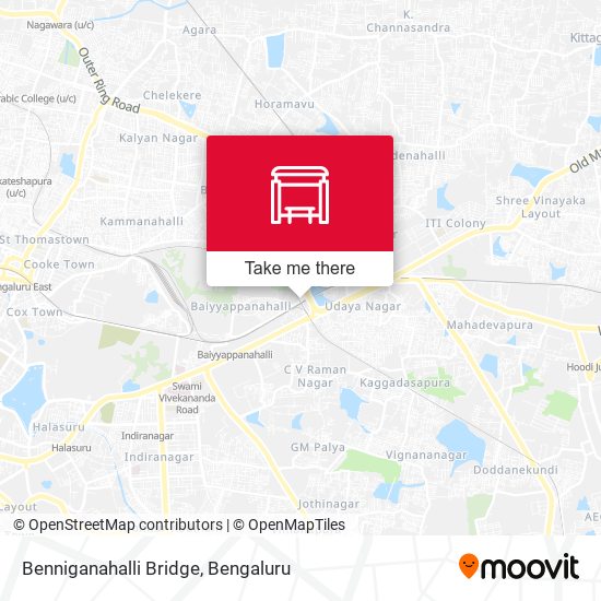 Benniganahalli Bridge map