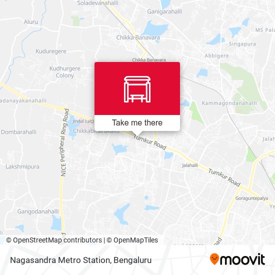 Nagasandra Metro Station map