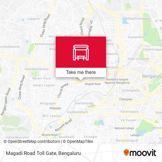 Magadi Road Toll Gate map