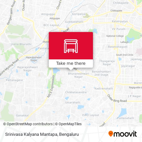 Srinivasa Kalyana Mantapa map