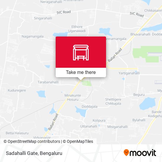 Sadahalli Gate map