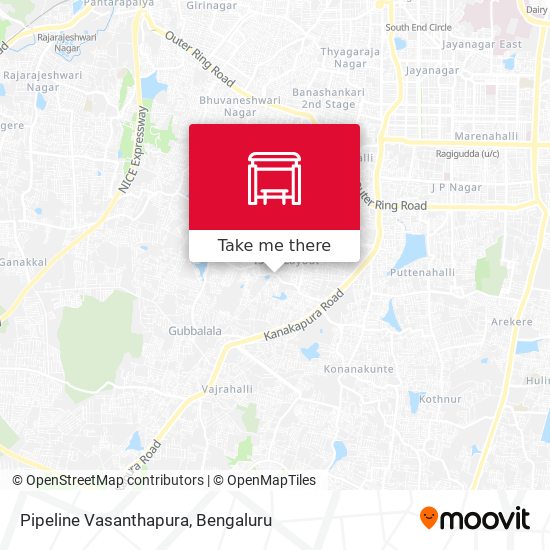 Pipeline Vasanthapura map