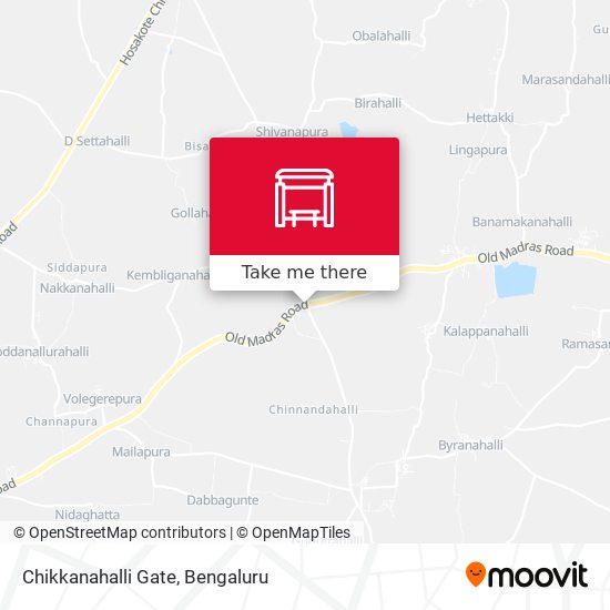 Chikkanahalli Gate map