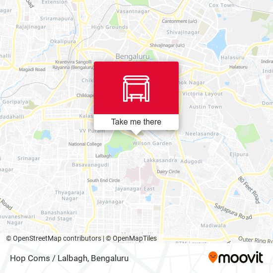 Hop Coms / Lalbagh map