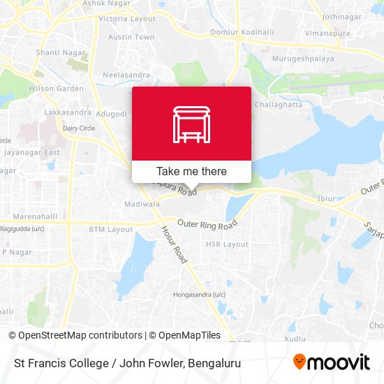 St Francis College / John Fowler map