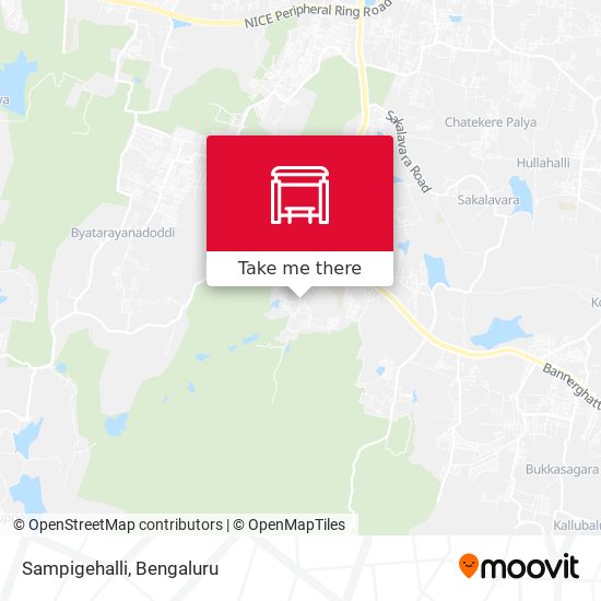 Sampigehalli map