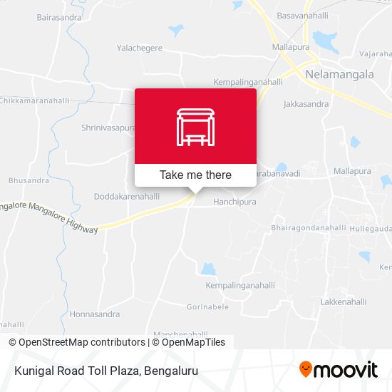 Kunigal Road Toll Plaza map