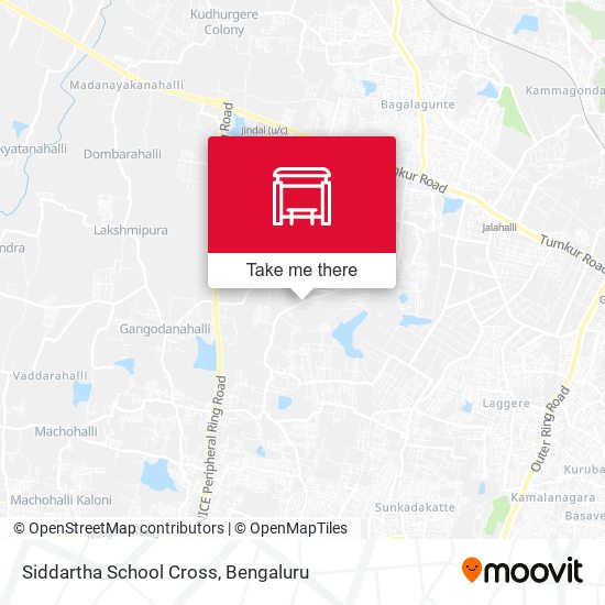 Siddartha School Cross map