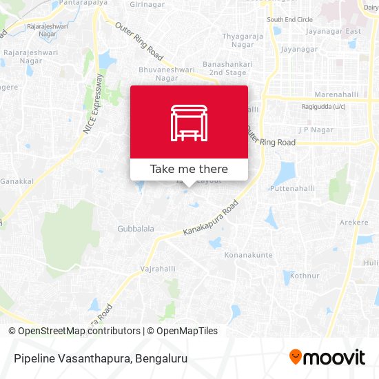 Pipeline Vasanthapura map