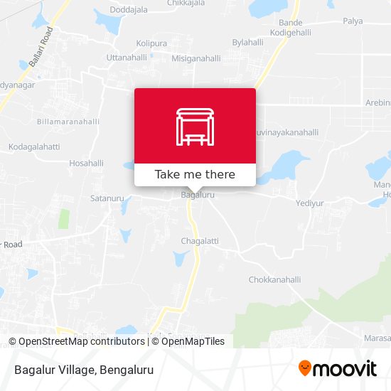 Bagalur Village map