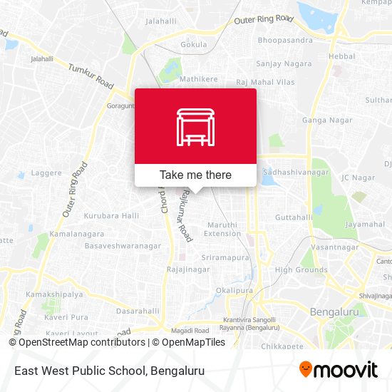 East West Public School map