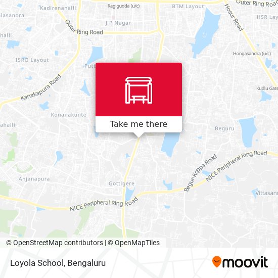 Loyola School map