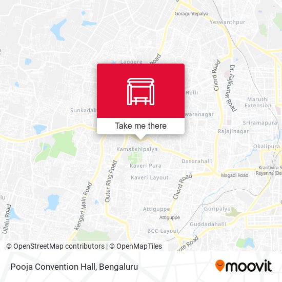 Pooja Convention Hall map