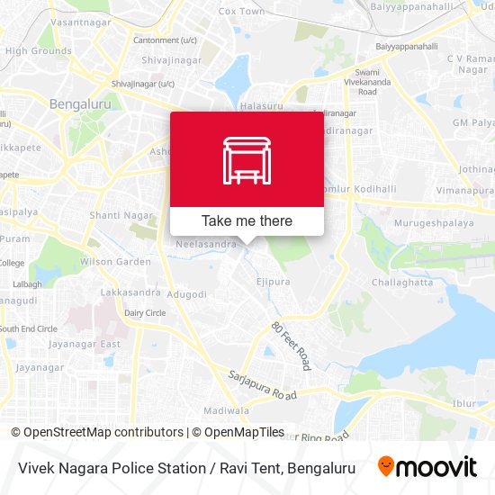 Vivek Nagara Police Station / Ravi Tent map