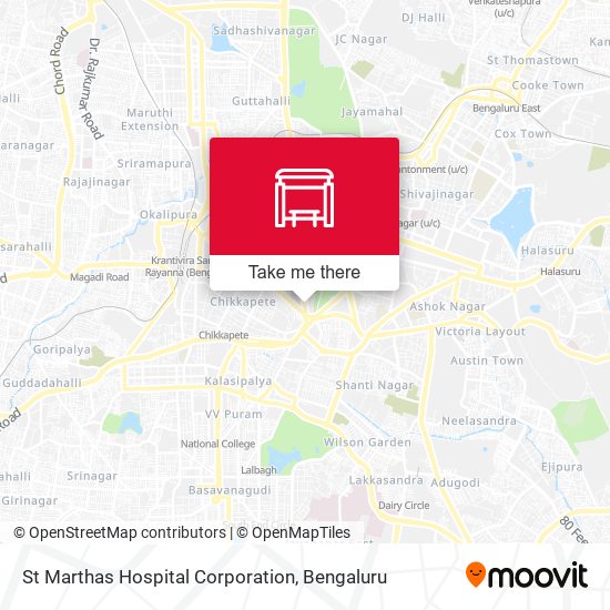 St Marthas Hospital Corporation map