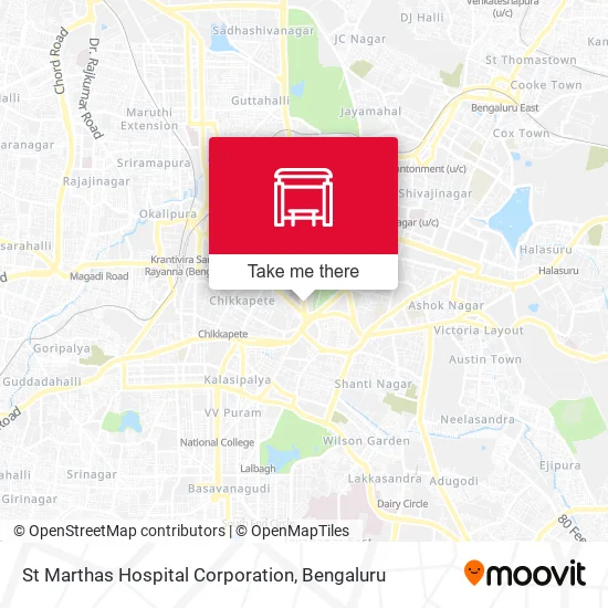 St Marthas Hospital Corporation map