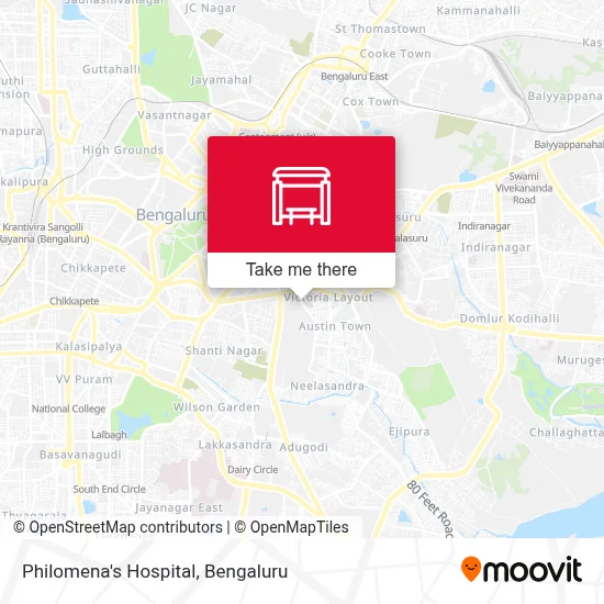 Philomenas Hospital map