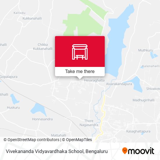 Vivekananda Vidyavardhaka School map