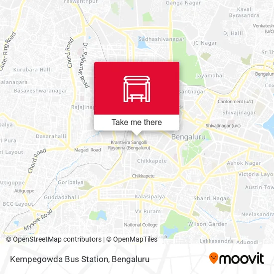 Kempegowda Bus Station map