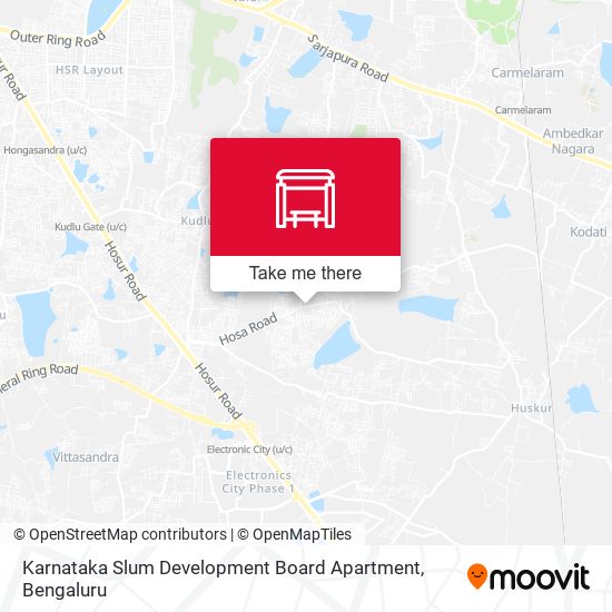 Karnataka Slum Development Board Apartment map