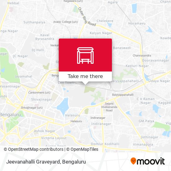 Jeevanahalli Graveyard map
