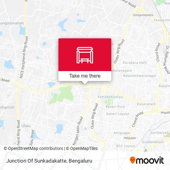 Junction Of Sunkadakatte map