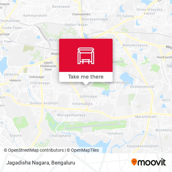 Jagadisha Nagara map