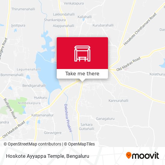 Hoskote Ayyappa Temple map